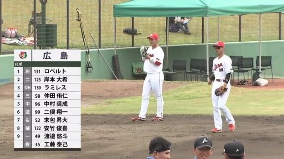 中日ドラゴンズ2軍、スタメン発表!!!