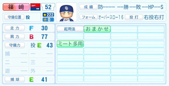 6月11日(木) 『パワプロ2026』が発売！！！　中日ドラフト3位・篠﨑国忠の選手能力査定・紹介文は…？