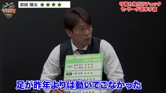 井端弘和さんと西武・源田壮亮選手による『2021年 セ・リーグ遊撃手 守備力格付けチェック』！　気になるセ・リーグ遊撃手達の評価は…？