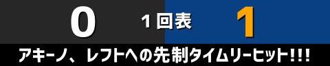 4月2日(日)　セ・リーグ公式戦「巨人vs.中日」【試合結果、打席結果】　中日、2-3で敗戦…　一時は同点に追いつくも直後に被弾、開幕カード勝ち越しならず…