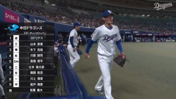 一部の1軍登録選手も出場へ　中日ドラゴンズ2軍、スタメン発表！！！