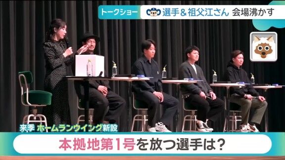 Q.ホームランウイング新設後第1号ホームランを放つ選手は? → 祖父江大輔さん、中日・柳裕也の答えは…