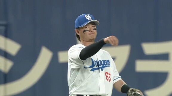 中日・佐藤龍世、移籍後2戦目は2出塁