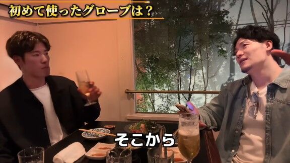 Q.初めて使ったグローブは？ → 中日・上林誠知が回答