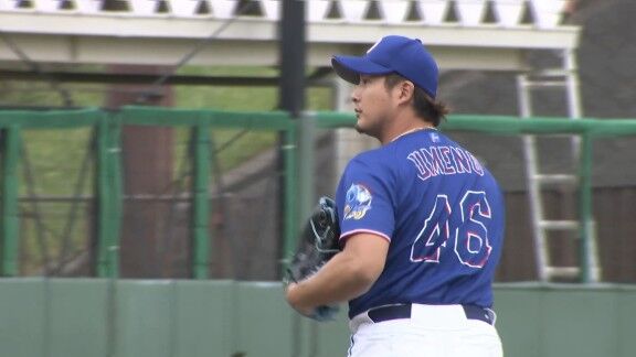 中日・梅野雄吾が最速154km/hで無失点ピッチング！！！