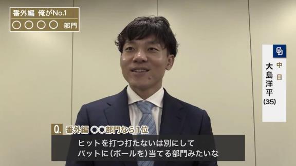 S-PARK『プロ野球100人分の1位』番外編　Q.この部門だったら俺がNo.1だと思うものは？　中日・ビシエド「パパ」【動画】