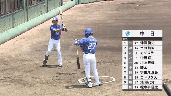 中日ドラゴンズ2軍、2点先制!!!