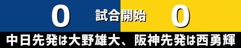 2月26日(土)　オープン戦「中日vs.阪神」【試合結果、打席結果】　中日、2-1で勝利！　接戦を制してオープン戦初戦を勝利で飾る！！！