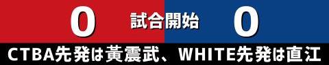 12月2日(土)　アジアウインターリーグ「CTBAvs.NPB WHITE」【試合結果、打席結果】　NPBホワイト、8-1で勝利！！！　中日・村松開人が先制打！！！4回表に一気に突き放して快勝！！！