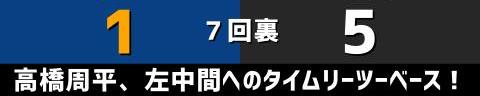 8月29日(日)　セ・リーグ公式戦「中日vs.巨人」【試合結果、打席結果】　中日、1-5で敗戦…　カード勝ち越しならず…