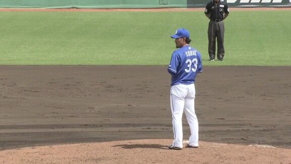 中日・祖父江大輔、三者凡退ピッチング!!!
