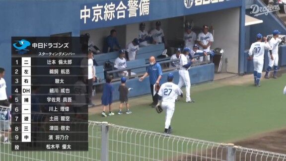 中日・津田啓史、プロ初ホームラン含む2安打マルチヒット!!!