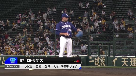 中日・Y.ロドリゲス「すごく状態は良かった。最低限の仕事はできたと思う」　6回1失点10奪三振の好投も援護なく…【投球結果】