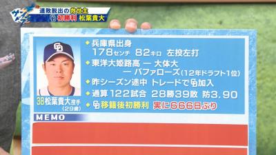 中日・松葉貴大投手の大学時代の応援歌「私ま～つ～ば♪」