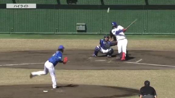 中日・石川昂弥、フェニックス・リーグ合流後3本目となるタイムリーツーベースヒットを放つ！！！【動画】