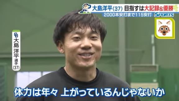 中日・味谷大誠捕手＆高橋周平選手、大島洋平選手のトレーニングの様子に驚く