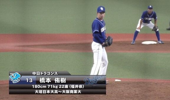 中日ドラフト2位・橋本侑樹、キレキレのスライダーで見逃し三振を奪う！　山賊打線を抑え前回10失点のリベンジ「中継ぎは打たれた次の試合が大事になると思うので…」