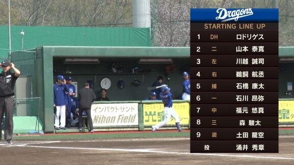 中日・飯山裕志2軍監督、石伊雄太の1軍再登録について言及する