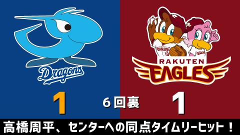 3月6日(土)　オープン戦「中日vs.楽天」【試合結果、打席結果】　中日、オープン戦初勝利で連敗を6で止める！！！