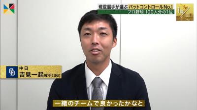 S-PARK『プロ野球100人分の1位』　2020年の「バットコントロール部門」で1位に選ばれた選手は…？