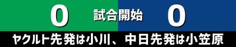 6月19日(土)　セ・リーグ公式戦「ヤクルトvs.中日」【試合結果、打席結果】　中日、7-3で勝利！　神宮球場今季初勝利！！！