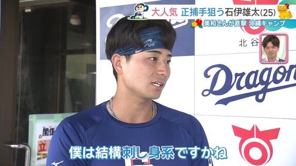 Q.今シーズンの目標は？ → 中日・石伊雄太が回答