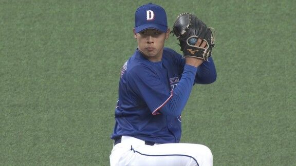 中日・高橋幸佑、試合を締める