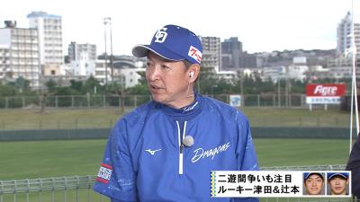 中日・立浪和義監督、ルーキーの津田啓史＆辻本倫太郎のここまでの印象について…