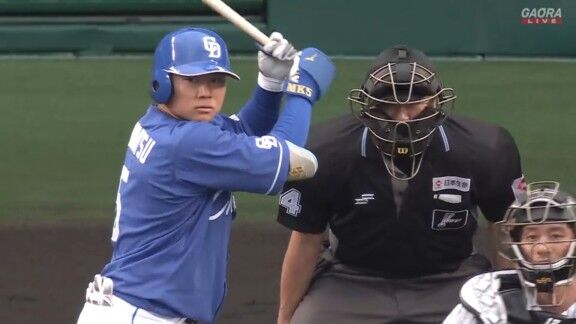中日・村松開人、安定した出塁能力を見せる
