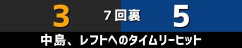 9月11日(土)　セ・リーグ公式戦「巨人vs.中日」【試合結果、打席結果】　中日、5-4で勝利！　5点リードから1点差まで追い上げられるも逃げ切り2連勝！！！