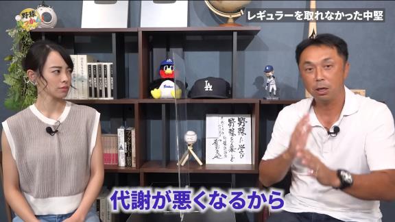 宮本慎也さん、中日の若手・中堅・ベテランの扱いについて提言する