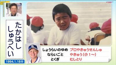 中日・高橋周平、子供の頃はこんな少年だった！