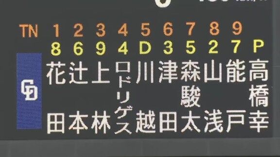中日ドラゴンズ2軍、スタメン発表!!!