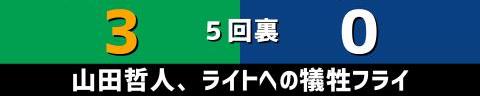 5月12日(木)　セ・リーグ公式戦「ヤクルトvs.中日」【試合結果、打席結果】　中日、1-3で敗戦…　ヒットは出るもチャンスに繋げられず…