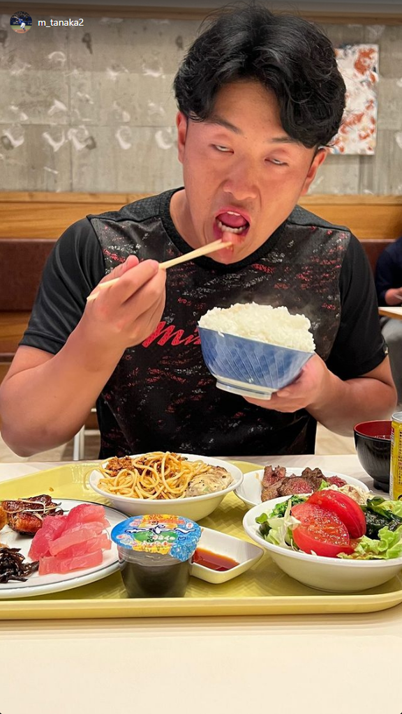 中日・田中幹也、食事の様子を公開するが…？