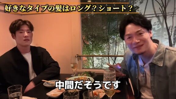 Q.好きな女性のタイプは? → 中日・上林誠知が回答