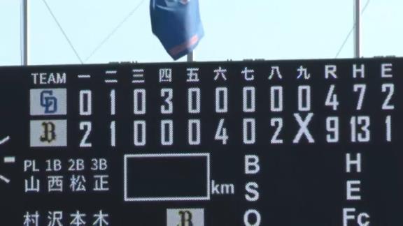 6月30日(木)　ファーム公式戦「オリックスvs.中日」【試合結果、打席結果】　中日2軍、4-9で敗戦…　一時は逆転してリードを奪うも逆転満塁ホームランを浴びる…