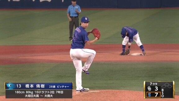 中日・橋本侑樹、1回無失点ピッチング！！！