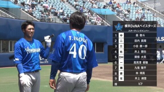 中日ドラゴンズ2軍、一部の1軍登録選手たちが出場へ　上林誠知がスタメン復帰！！！