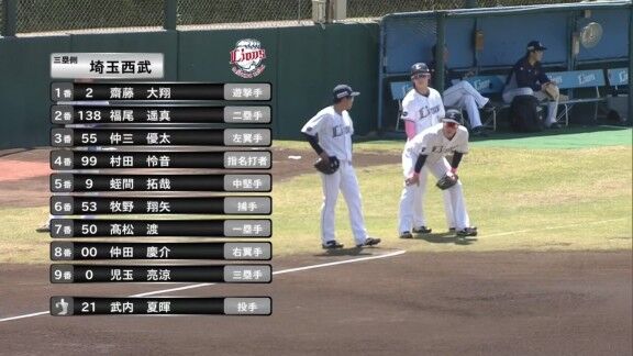中日ドラゴンズ2軍、スタメン発表！！！　草加勝が先発へ