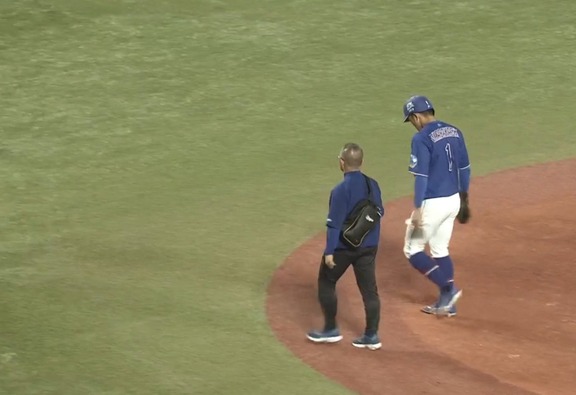 中日・岡林勇希、負傷交代…フルイニング出場が途切れる