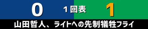 7月2日(金)　セ・リーグ公式戦「中日vs.ヤクルト」【試合結果、打席結果】　中日、3-9で敗戦…　序盤から毎回失点を許し、中盤に一気に突き放される…