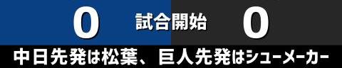 4月23日(土)　セ・リーグ公式戦「中日vs.巨人」【全打席結果速報】　岡林勇希、石川昂弥、松葉貴大らが出場！！！