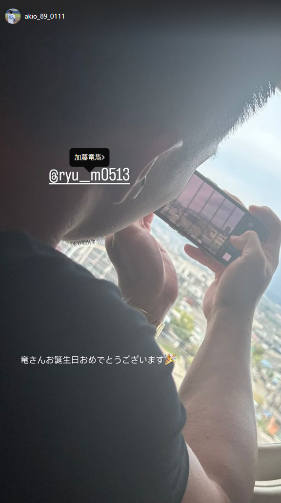 中日・森山暁生「竜さんお誕生日おめでとうございます」
