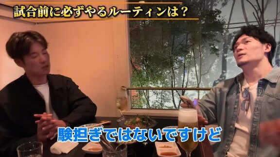 Q.試合前に必ずやるルーティンは？ → 中日・上林誠知が明かす
