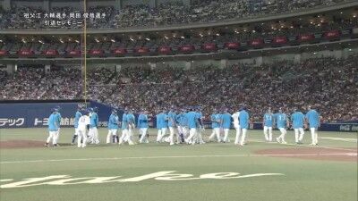 中日・祖父江大輔&岡田俊哉の引退セレモニーが行われる