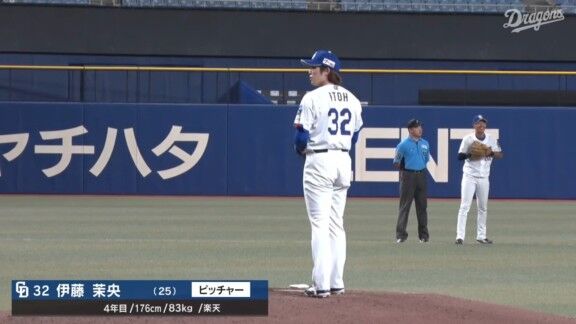 中日・伊藤茉央、試合を締める！！！