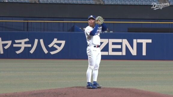 中日・近藤廉、1回2奪三振ピッチング!!!