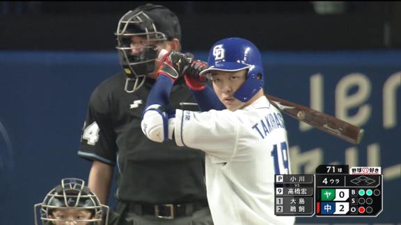 中日・高橋宏斗投手、物凄いバッティングを見せる