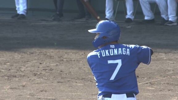 中日・福永裕基、11月16日(日) 練習試合「阪神vs.中日」で2安打マルチヒット!!!